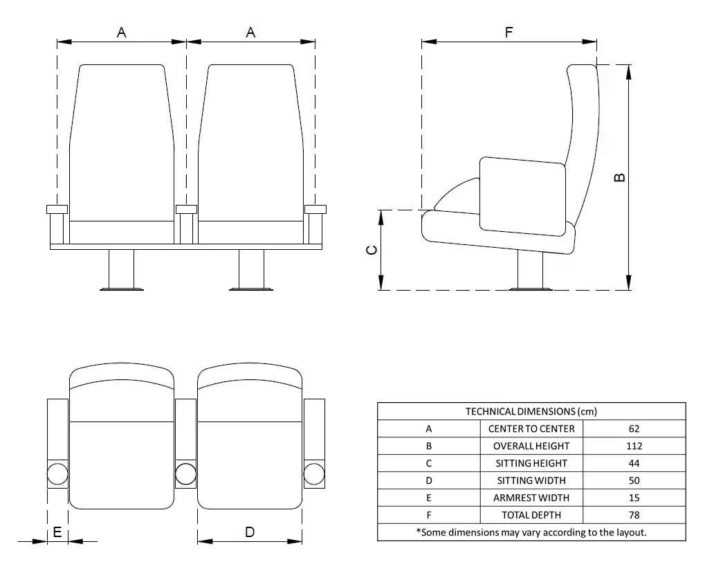 Movie Seat  Boss PR Technical Image
